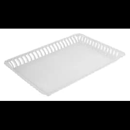 Flairware Serving Tray 9X13 IN Plastic Clear Rectangle 48/Case