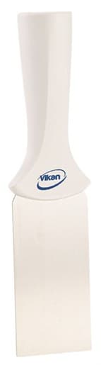 Vikan® Scraper 8.1X2X1.3 IN Polypropylene (PP) Stainless Steel White Threaded 1/Each