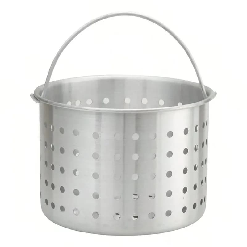 Steamer Basket 12.25X10.0 IN 32 QT Aluminum Hand Wash 1/Each
