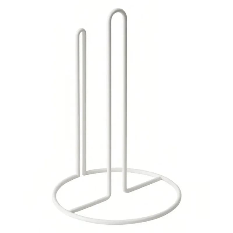 Roll Towel Holder 7.88X7.88X11.75 IN Metal Wire White Fits Up To 7IN DIA x 11IN H Roll Towels 1/Each