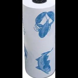 MeatGuard® Freezer Paper Roll 18IN X1000FT White Blue Captain’s Catch 1/Roll