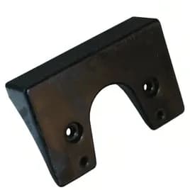 Handle Tool Grip Cap 2.75X3.63X1 IN Black Rubber 1/Each