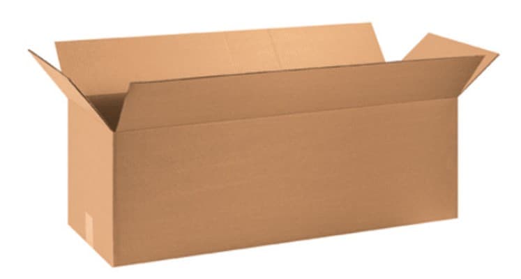 Regular Slotted Container (RSC) 36X12X12 IN Kraft Corrugated Cardboard C/A-Flute 32ECT 20 Count/Bundle 280 Count/Pallet