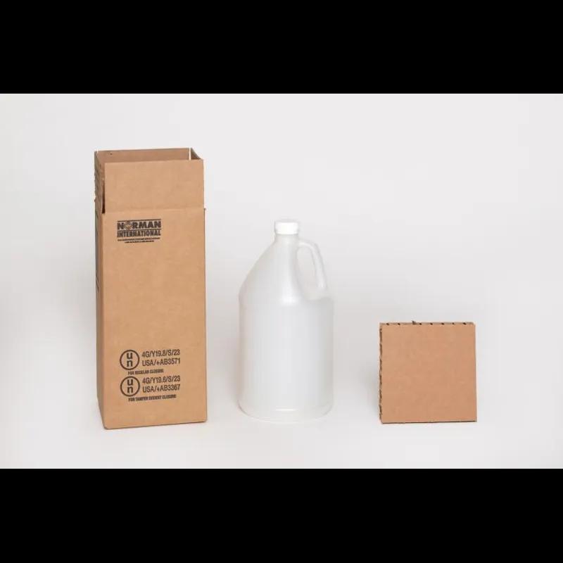 Box 6X6X12.75 IN Corrugated Cardboard Fits a One Gal Jug 1/Each