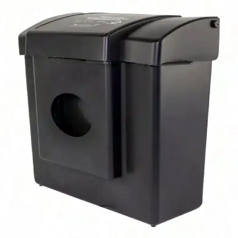 Scensibles® Menstrual Care Disposal Receptacle Black Polypropylene Copolymer (PPC) Surface Mount Combination 1/Each