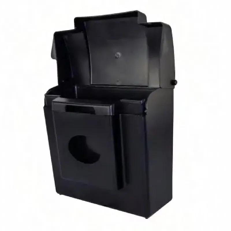 Scensibles® Menstrual Care Disposal Receptacle Black Polypropylene Copolymer (PPC) Surface Mount Combination 1/Each