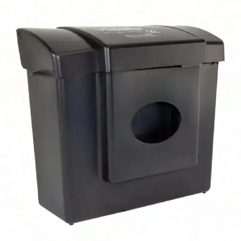 Scensibles® Menstrual Care Disposal Receptacle Black Polypropylene Copolymer (PPC) Surface Mount Combination 1/Each