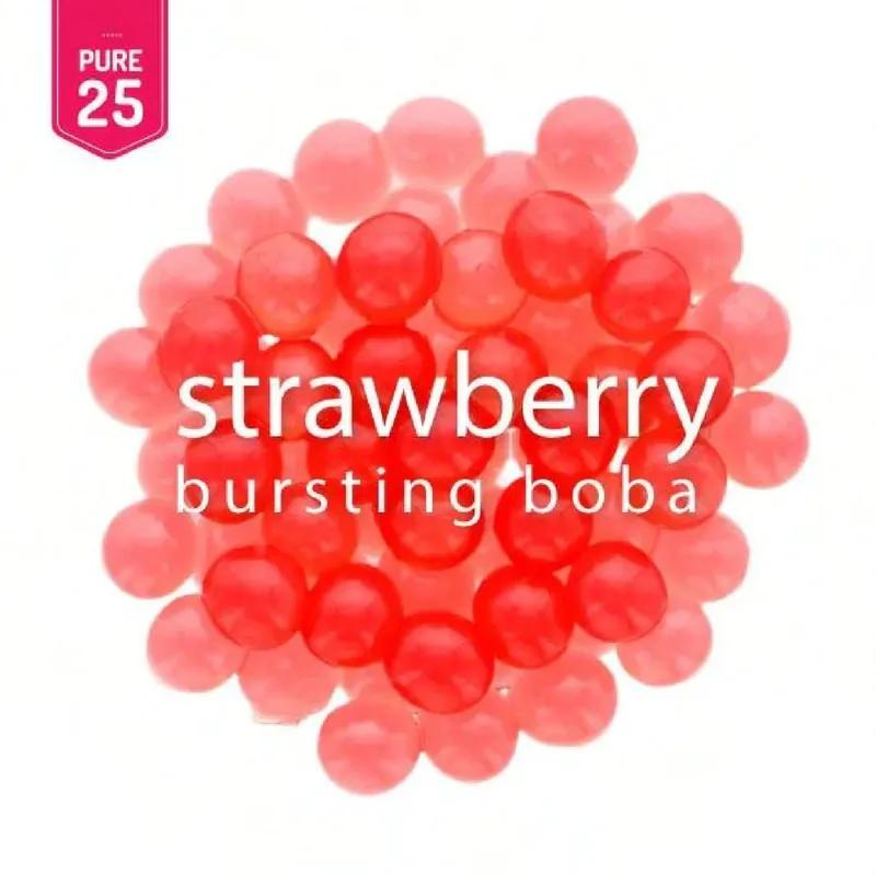 Pure25 Strawberry Bursting Boba 7.04 LB 1/Case