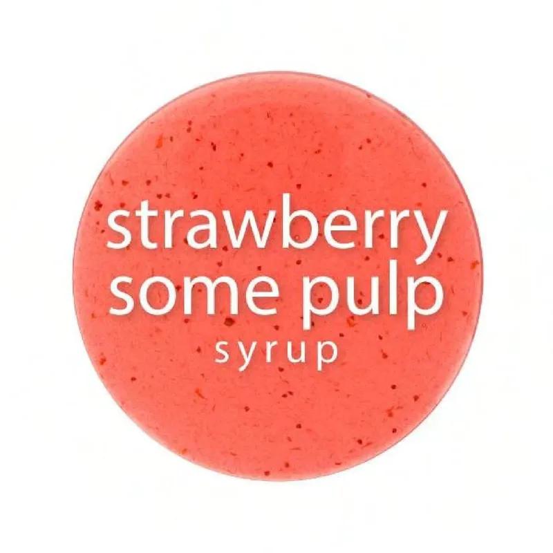 Strawberry Syrup 5.5 LB Some Pulp 6/Case