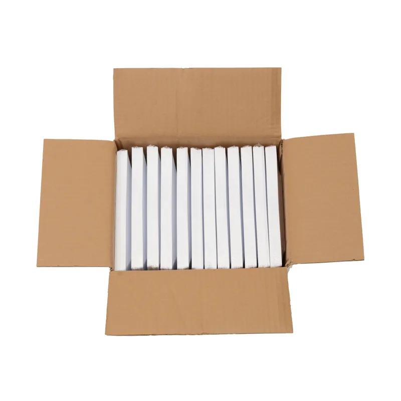 Plate 8X8 IN Plastic White Square 120/Case