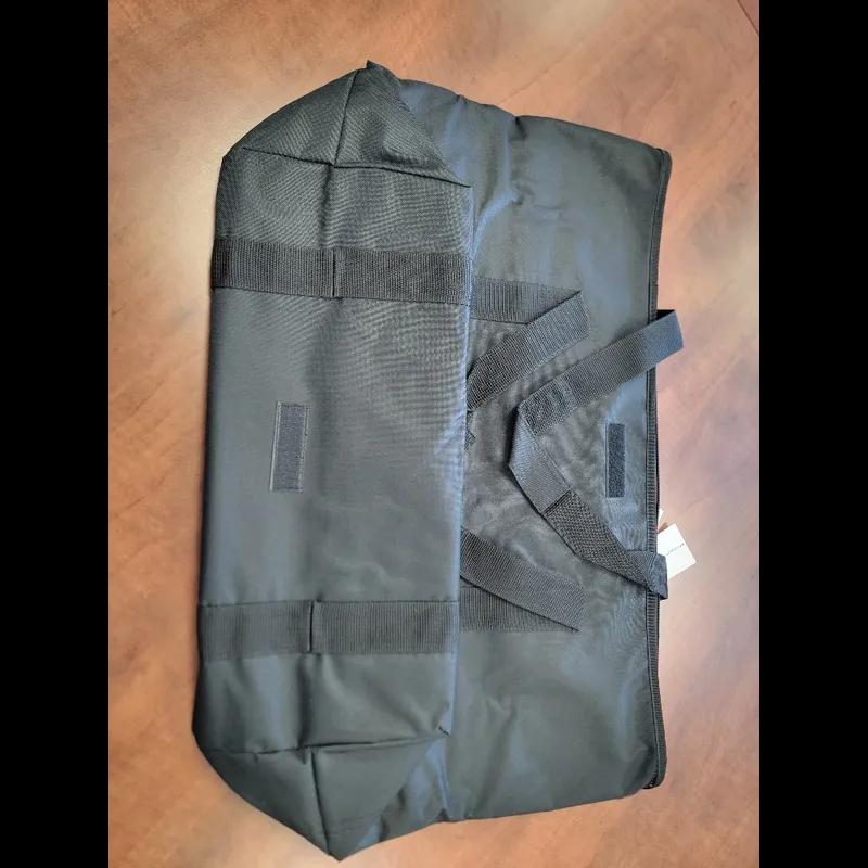 Bag Large (LG) 25.5X8X16.75 IN Polyester Black Water Resistant Hook and Loop Fastener Heavy Duty Zipper 24/Case