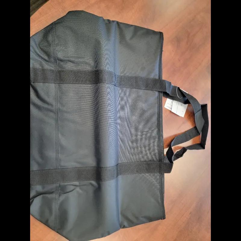 Bag Large (LG) 25.5X8X16.75 IN Polyester Black Water Resistant Hook and Loop Fastener Heavy Duty Zipper 24/Case