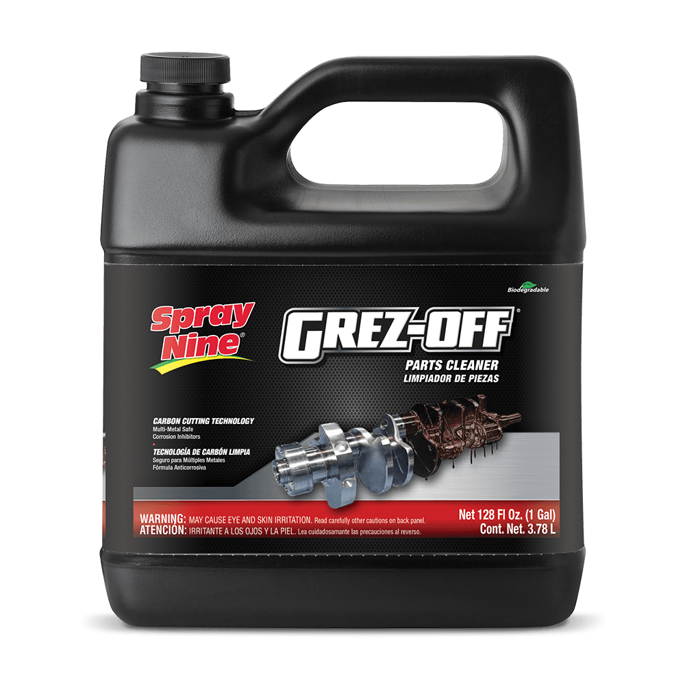 Spray Nine® GREZ-OFF® Citrus Scent Cleaner & Degreaser 1 GAL Water-Based Professional Strength 4/Case