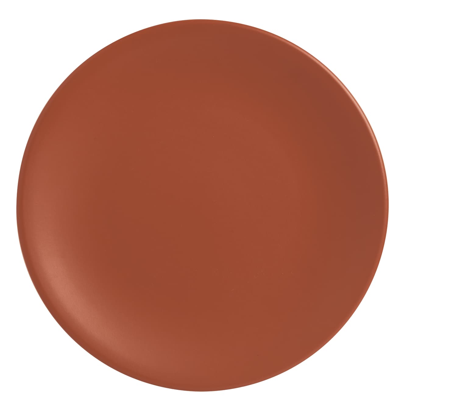 Driftstone Plate 9 IN Porcelain Red Coupe Style Matte Finish 12/Case