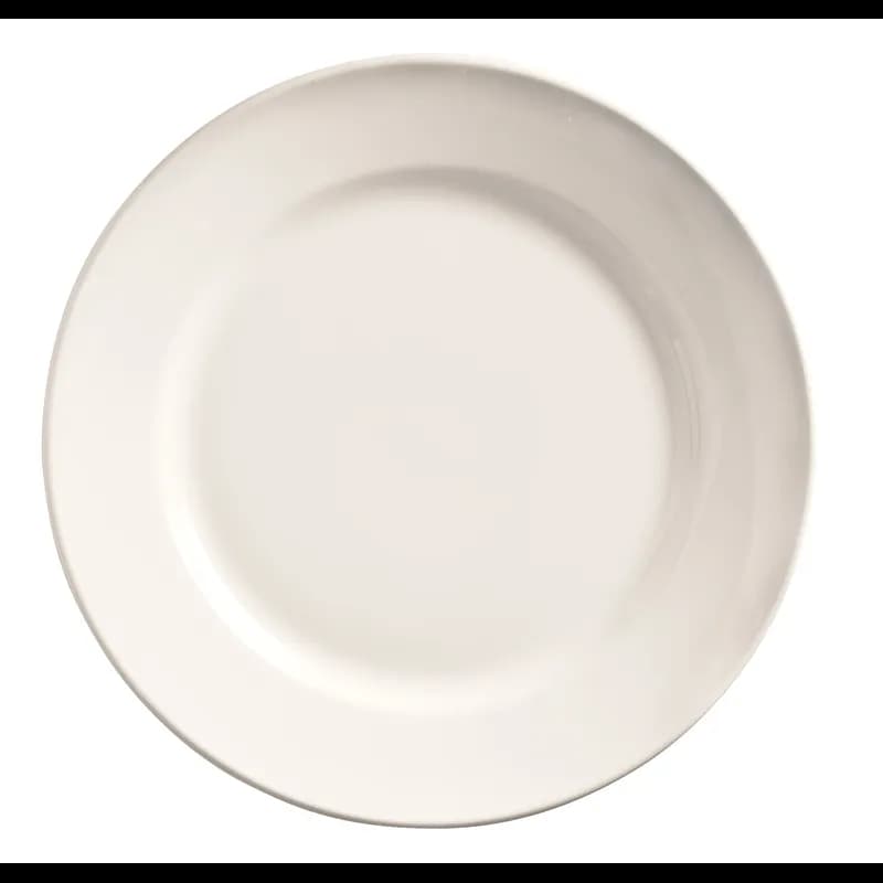 Porcelana Plate 7.13 IN Porcelain White Wide Rim 36/Case