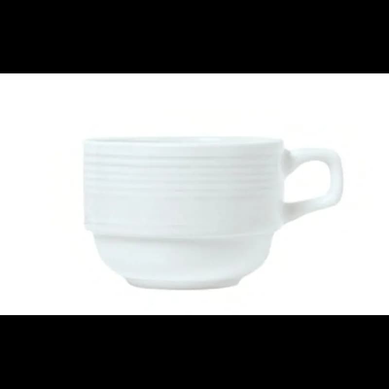 Reflections Espresso Cup 3.63 IN 4 FLOZ Porcelain White Stackable 36/Case