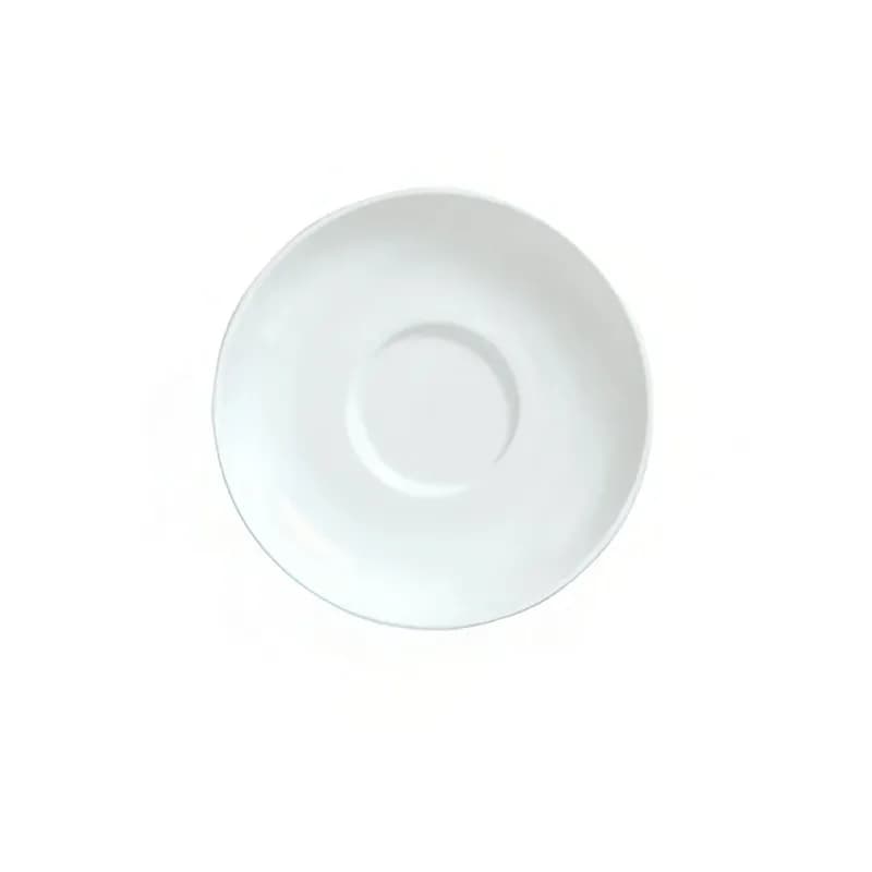 Reflections Espresso Coffee Tea Saucer 5 IN Porcelain White 36/Case