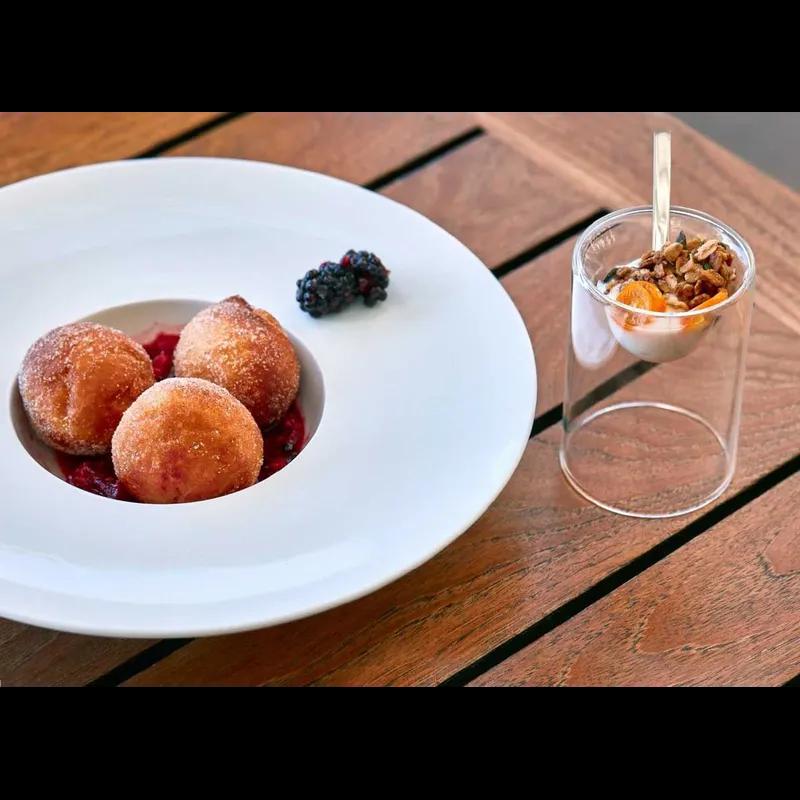 Monaco Bowl 20 OZ Porcelain Bright White Round Wide Rim 6/Case