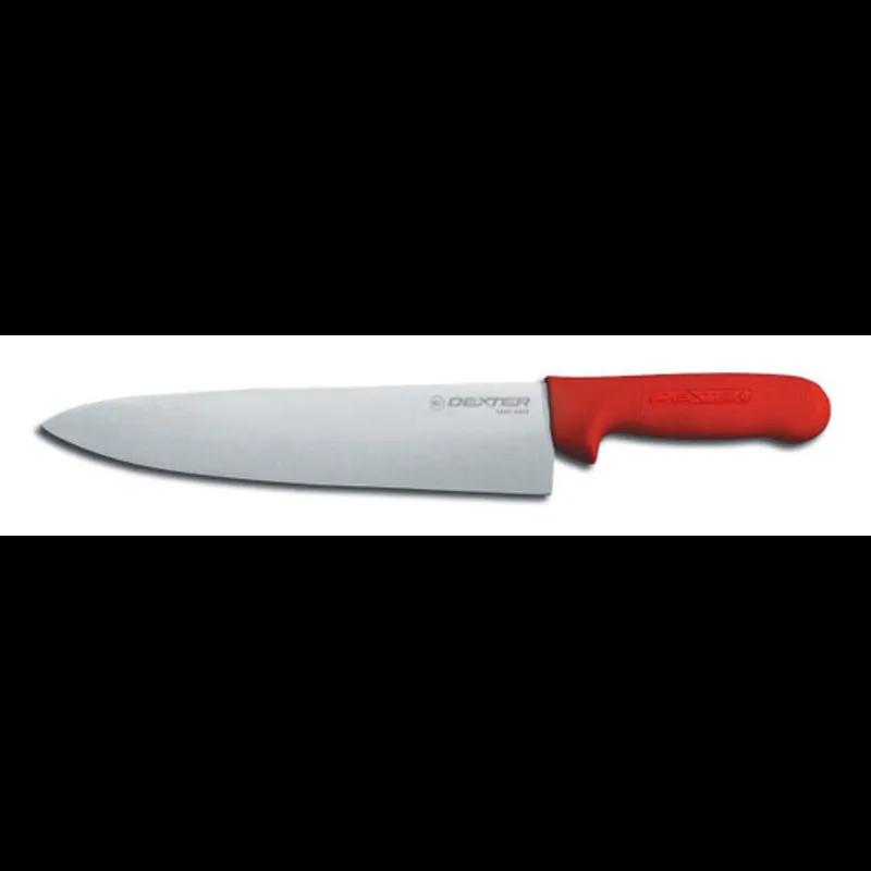 SANI-SAFE® Cook Knife 10 IN Steel Red 1/Each