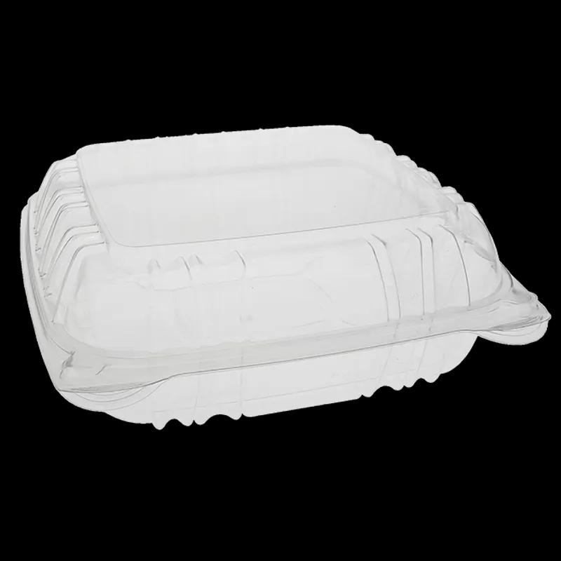 Victoria Bay Take-Out Container Hinged Medium (MED) 8X8 IN PS Clear Square Lock 100 Count/Pack 2 Packs/Case 200 Count/Case
