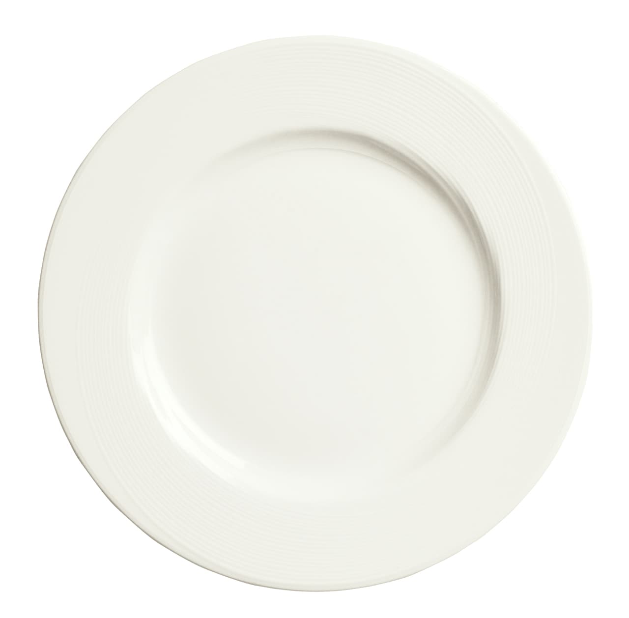 RESERVE BY LIBBEY Silk Plate 10.25 IN Porcelain White Wide Rim 12/Case