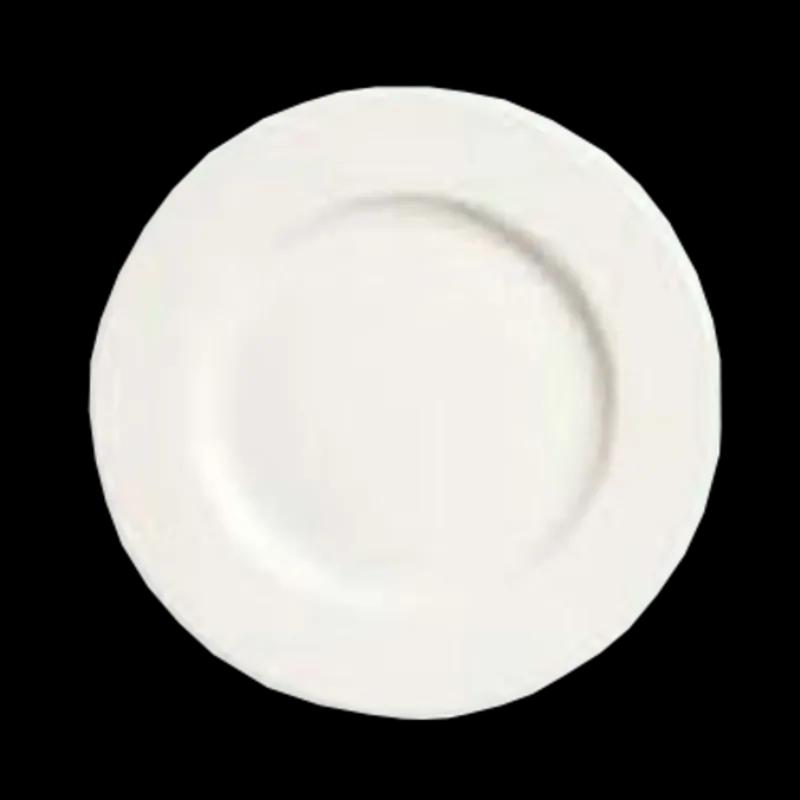 RESERVE BY LIBBEY Silk Plate 10.25 IN Porcelain White Wide Rim 12/Case
