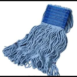 Mop Head Medium (MED) Blue Cotton Polyester Blend Looped 1/Each