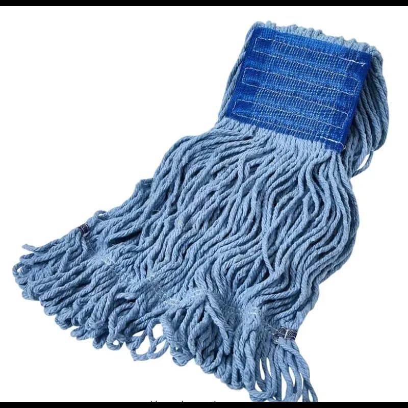 Mop Head Medium (MED) Blue Cotton Polyester Blend Looped 1/Each