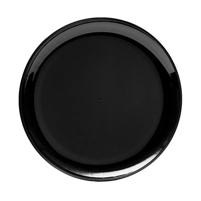 WNA CaterLine® Serving Tray 12 IN Black Round Rigid 25/Case