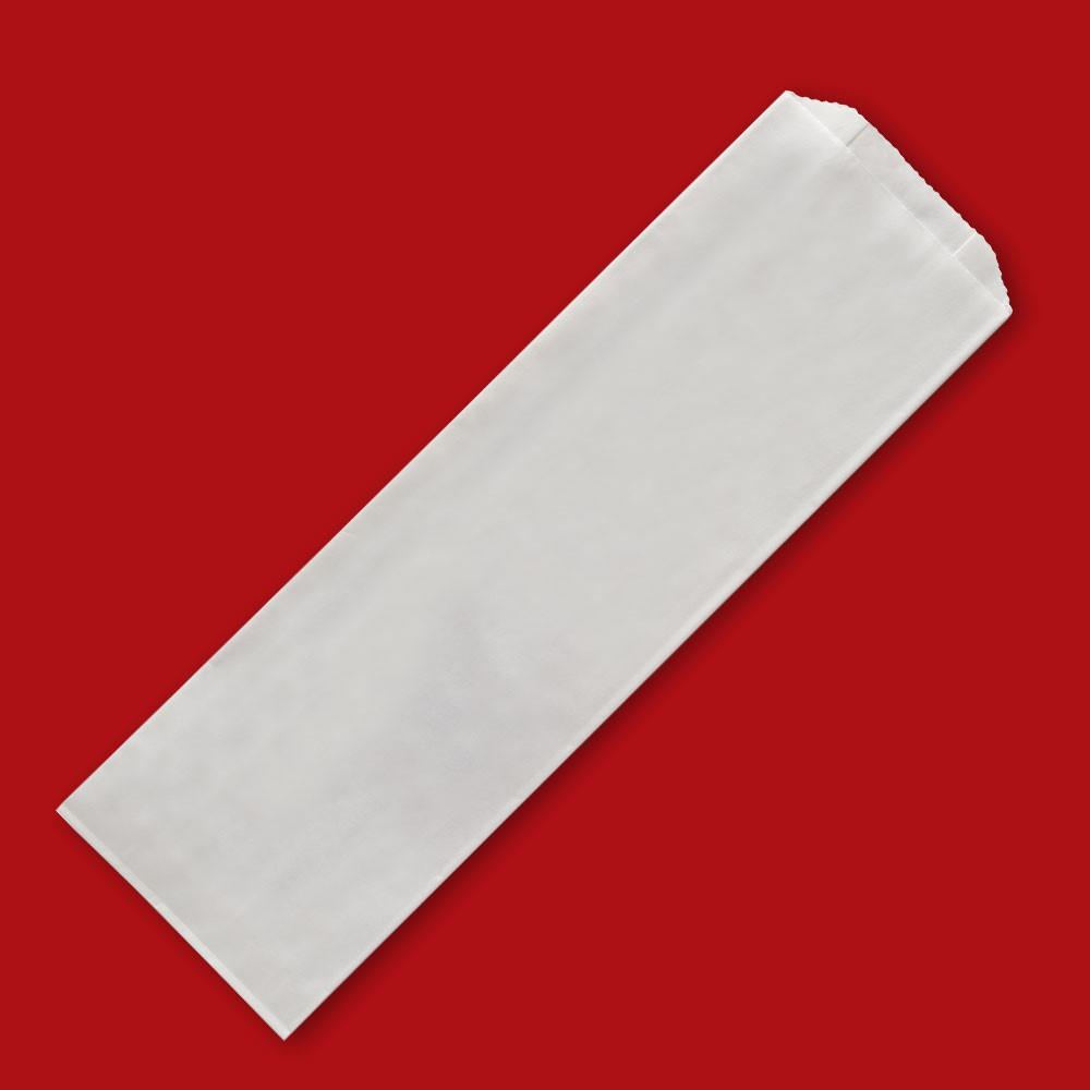 Bread Bag 5X3X18 IN White Plain Unprinted 1000/Case