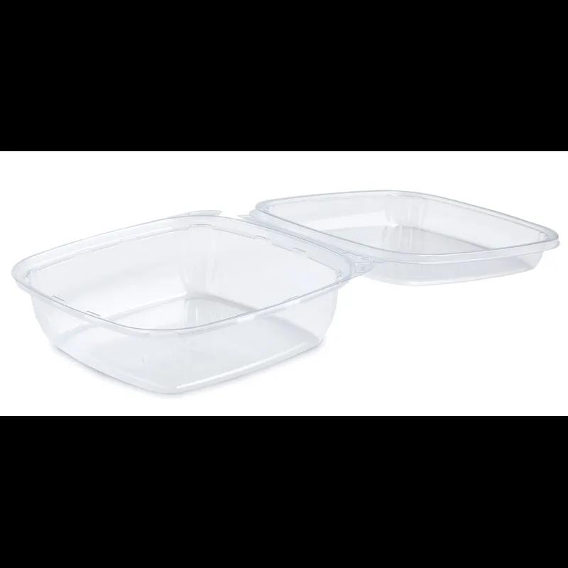 Fresh ‘n Clear® Bowl With Dome Lid Large (LG) 48 OZ Clear Square Tamper-Evident 160/Case