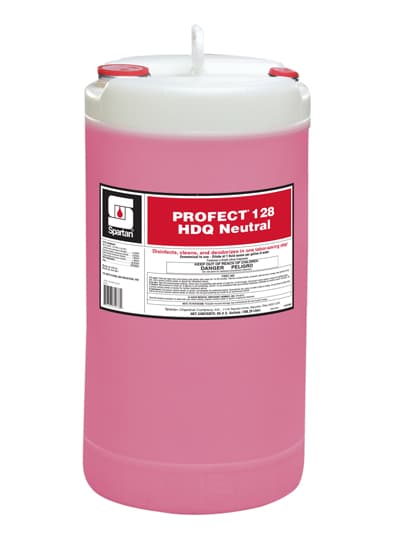 Profect® 128 HDQ Neutral® Refreshing Citrus Disinfectant Cleaner Deodorizer 15 GAL Hospital Grade Neutral 1 Step 1/Drum