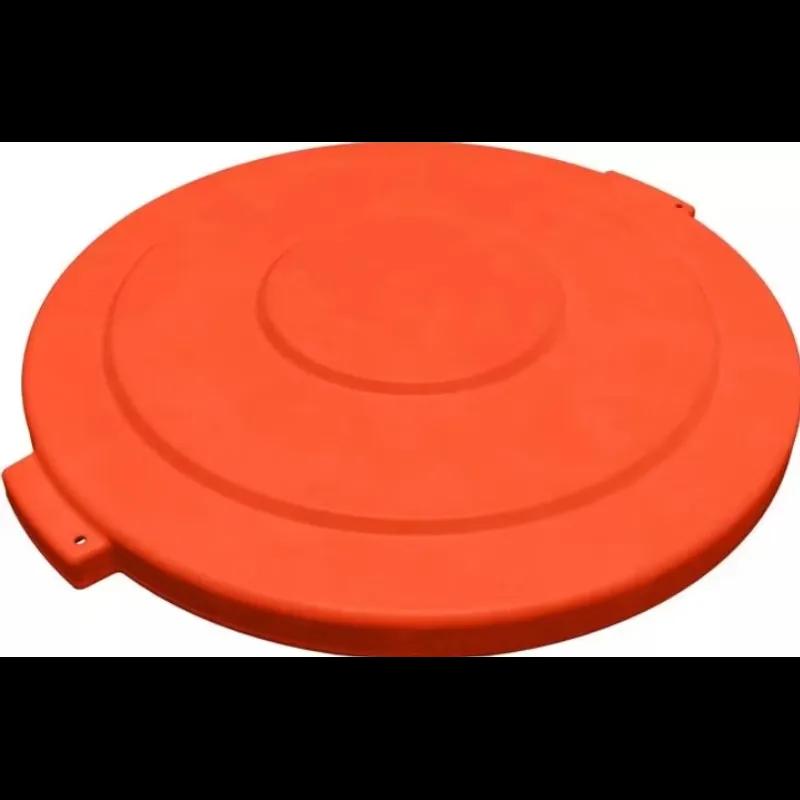 Bronco™ Lid 44 GAL Orange Round Plastic 3/Case