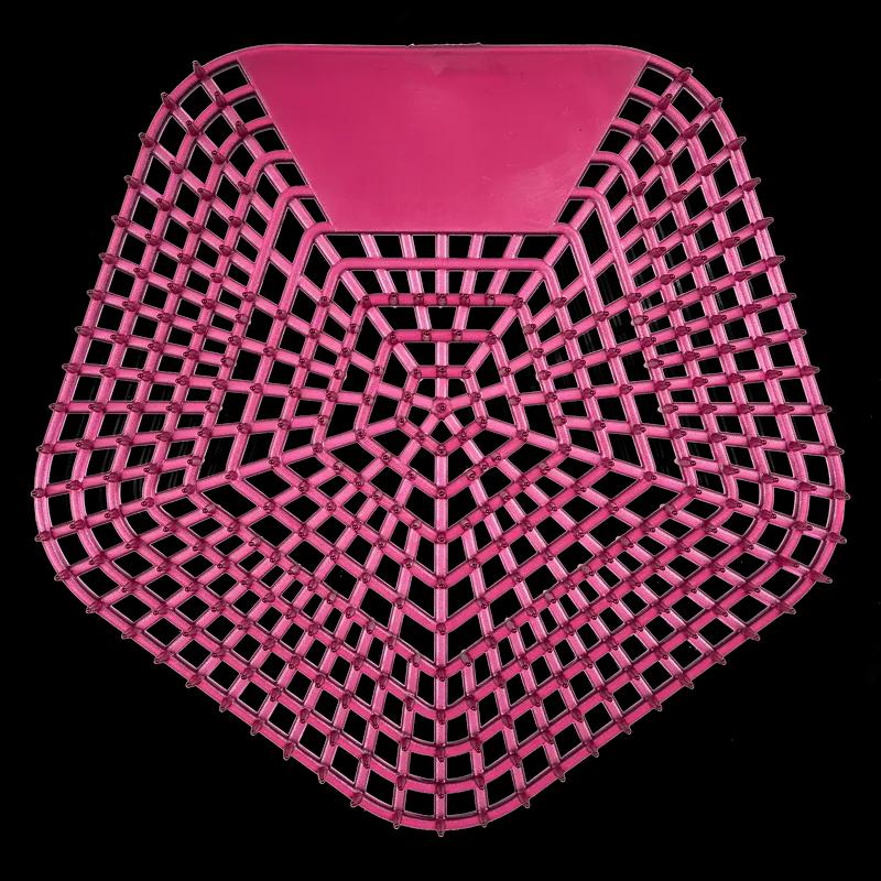 WCBasix Urinal Screen Apple Cinnamon Red EVA 6.75X6.5X0.75 IN 30-Day Air Care System 10/Case