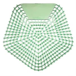 WCBasix Urinal Screen Cucumber Twist Green EVA 6.75X6.5X0.75 IN 30-Day Air Care System 10/Case