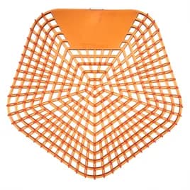 WCBasix Urinal Screen Mango Mist Orange EVA 6.75X6.5X0.75 IN 30-Day Air Care System 10/Case