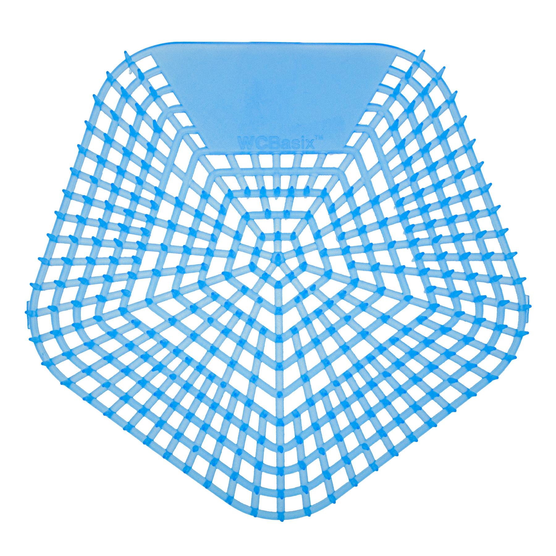 WCBasix Urinal Screen Clean Cotton Blue EVA 6.75X6.5X0.75 IN 30-Day Air Care System 10/Case