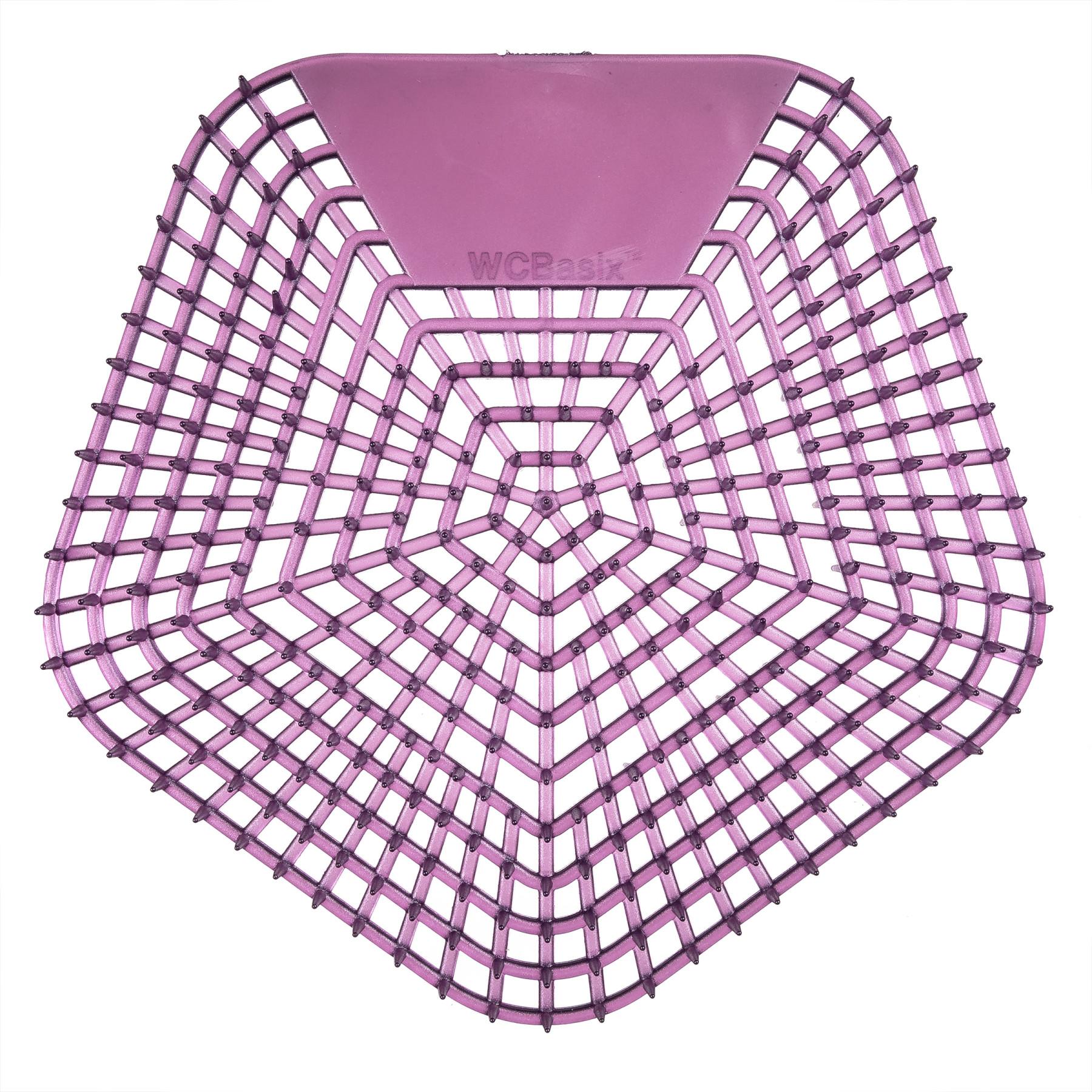 WCBasix Urinal Screen Lavender Breeze Purple EVA 6.75X6.5X0.75 IN 30-Day Air Care System 10/Case