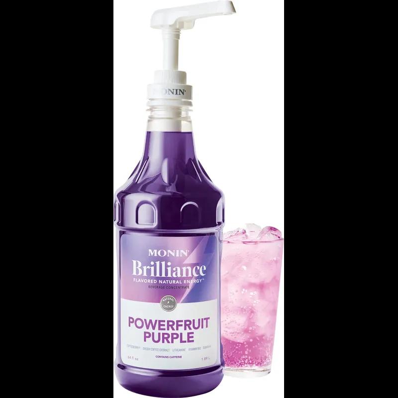 Brilliance Energy™ Powerfruit Energy Water Enhancer 64 FLOZ Purple With Pump 4/Case