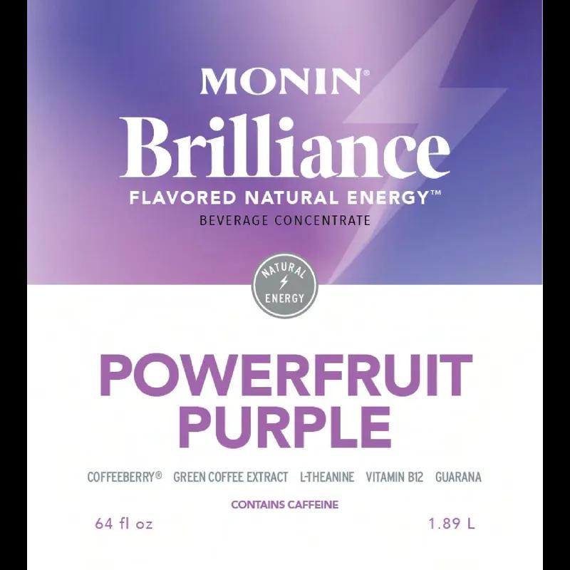 Brilliance Energy™ Powerfruit Energy Water Enhancer 64 FLOZ Purple With Pump 4/Case