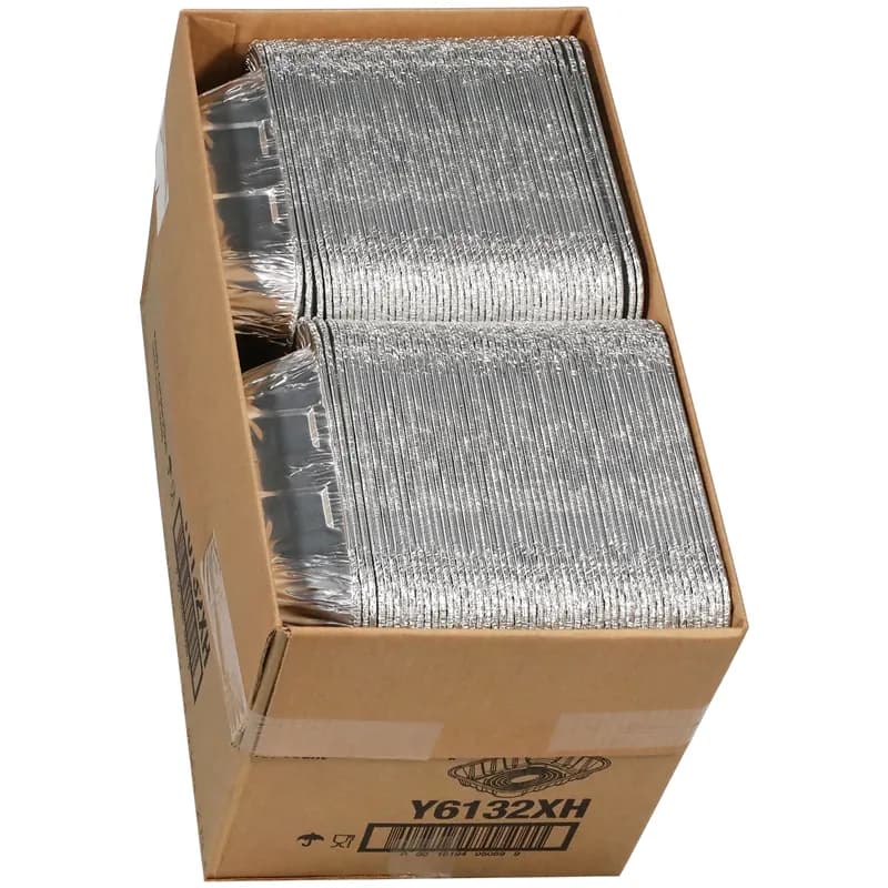 Steam Table Pan 1/2 Size 120 OZ 11.8X9.4X2.6 IN Aluminum Silver 100/Case