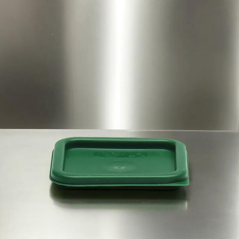 Lid Food Storage Container 2-4 QT Green PE 6/Case
