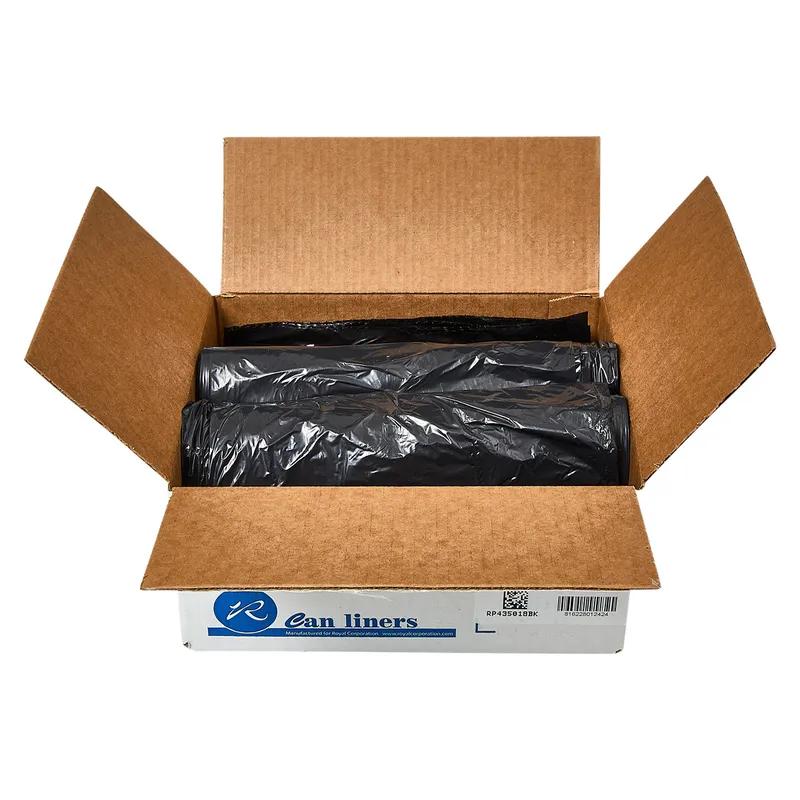 Can Liner 43X50 IN Black LLDPE 0.7MIL 100/Case
