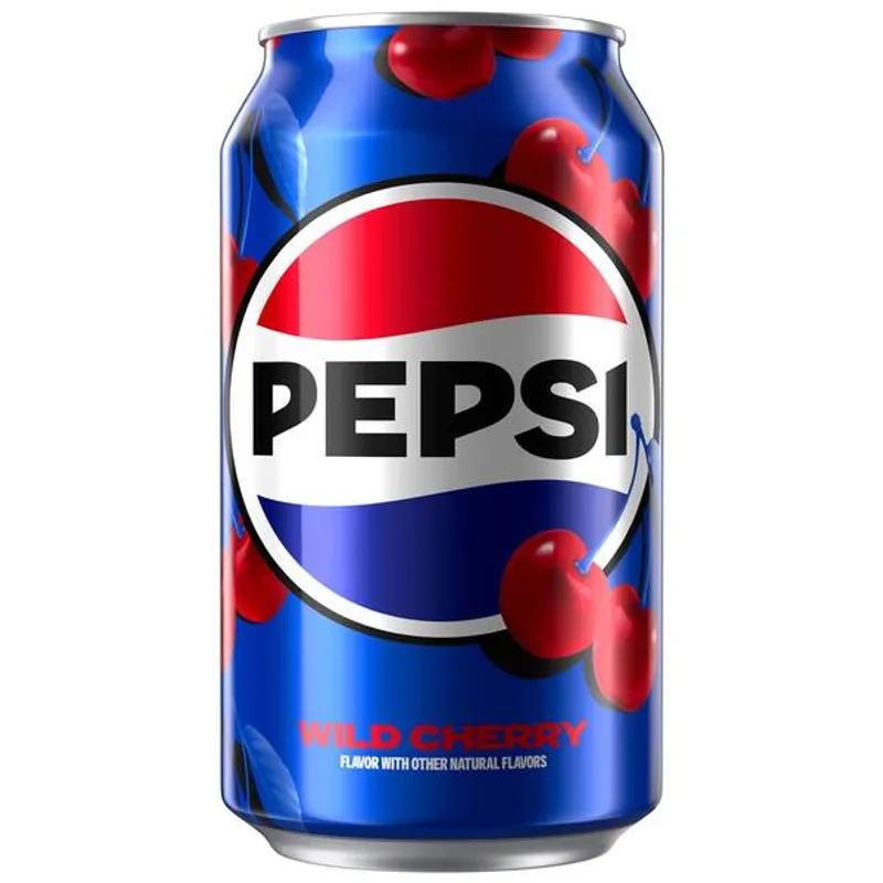 Pepsi Wild Cherry Soda 12 FLOZ 12/Case