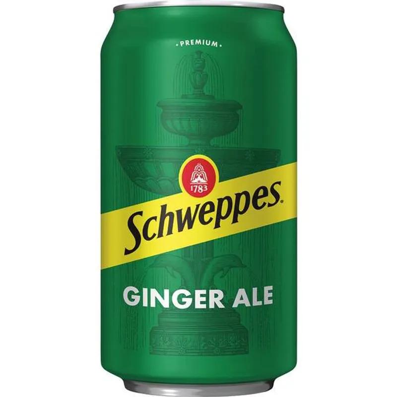 Schweppes Ginger Ale Beverage Soda 12 FLOZ 12/Case