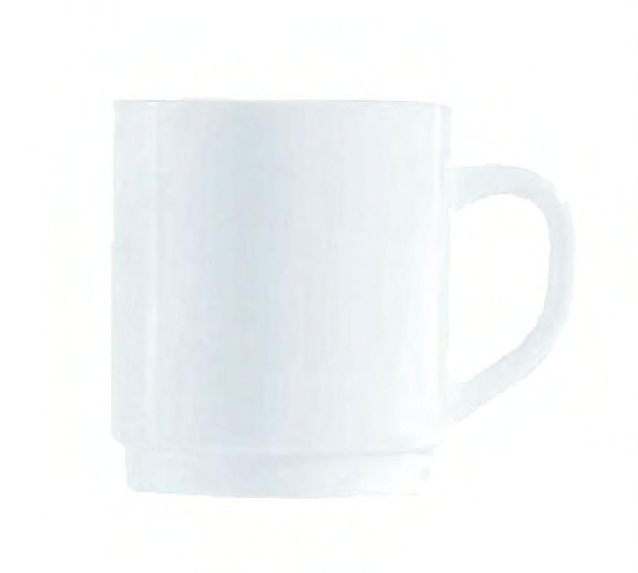 Arcoroc Restaurant White Coffee Mug 10 FLOZ 36/Case