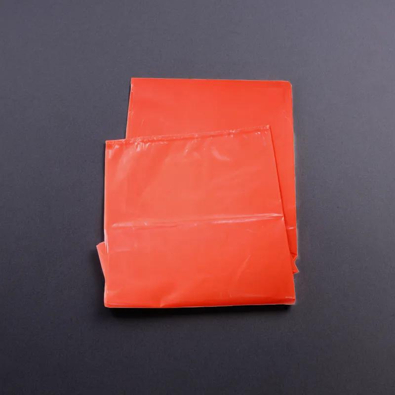 Can Liner 22X20X46 IN Orange Plastic 3MIL 100/Case