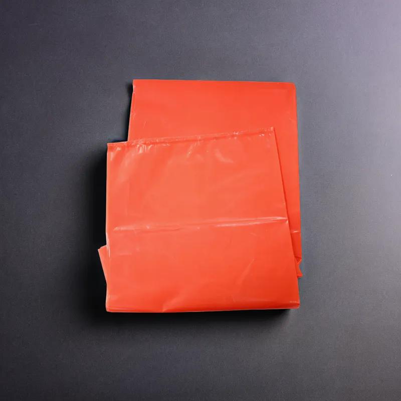 Can Liner 22X20X46 IN Orange Plastic 3MIL 100/Case