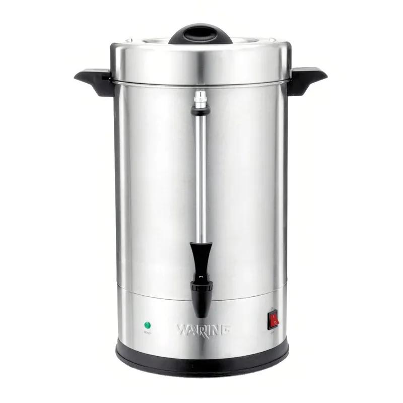 Coffee Urn 15.75X17.25X27.5 IN Stainless Steel Brushed 110 Cup Capacity 5 OZ Cups 1/Each