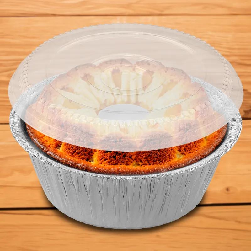 Lid Dome 19X14X4 IN 1 Compartment Plastic Clear Round For Pan Unhinged 250/Case